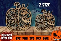 Halloween Pumpkin Laser Cut | Svg Bundle | 3D Pumpkin Product Image 2