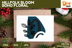 Hillfolk Bloom Boho Floral Monogram Product Image 1