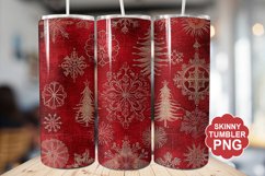 Christmas Red Tumbler | Christmas Tumbler Wrap Product Image 1