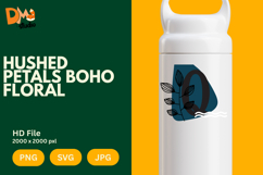 Hushed Petals Boho Floral Monogram Product Image 1