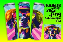 Doggy Delights Sublimation Tumbler Product Image 1