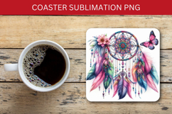 square coaster - boho vintage Product Image 1