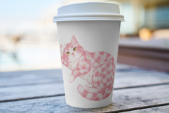 Summer Cute Cat Clipart Product Image 5