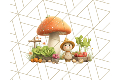 Whimsical Woodland Animal Village PNG Clipart Fantasy Forest Product Image 3