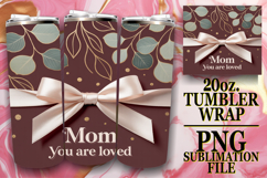 Joyful Colors 20oz tumbler wrap, Mother's Day Product Image 1