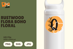 Rustwood Flora Boho Floral Monogram Product Image 1