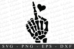 Middle Finger| SVG Cut files | Cricut Product Image 1
