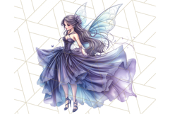 Gothic Fairy &amp; Potion Clipart, Dark Fantasy PNG Printable Product Image 3