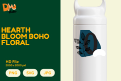 Hearth Bloom Boho Floral Monogram Product Image 1