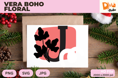 Veranique Boho Floral Monogram Product Image 1