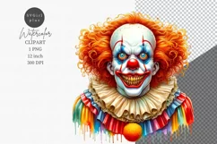 Halloween clipart, Clown clipart, Autumn clipart Product Image 1