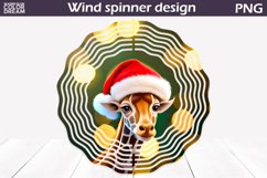 Christmas Animals Wind Spinner | Animals Santa Wind Spinner Product Image 21