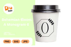 Bohemian Bloom Monogram Product Image 1