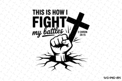 Thise Fight my battle SVG | SVG Cut files | Cricut Product Image 1