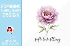 Feminine Floral Design Watercolor Flower Illustration Product Image 1