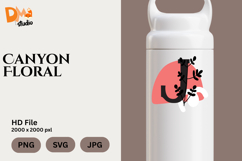 Canyon Floral Monogram Product Image 1
