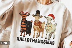 HalloThanksmas Sublimation - Thanksgiving Design Product Image 1