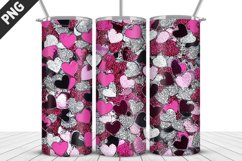 Red Plaid Tumbler Design | Valentine&#039;s Day Tumbler Wrap Product Image 2