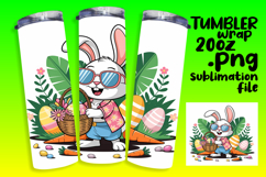 Unique Gift: 20oz Tumbler Design , Easter Bunny Product Image 1