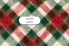 Classic Red and Brown Tartan Seamless Plaid Fabric Pattern Product Image 1