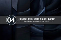 Midnight Blue Satin Digital Paper Product Image 1