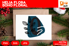 Helia Flora Boho Floral Monogram Product Image 1