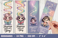 Cute Girl Bookmark Sublimation Product Image 1