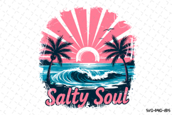 Salty Soul Svg | Quotes Svg | Svg Cut Files Product Image 1