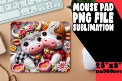 Timeless Desk Pad Sublimation, Sweet Animals Product Image 1