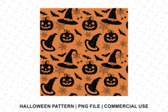 Happy Halloween Pattern Png | Sublimation | Digital Paper Product Image 1