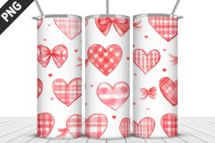 Lovely Hearts Tumbler Design | Valentine&#039;s Day Tumbler Wrap Product Image 4