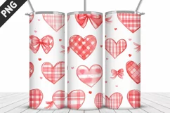 Lovely Hearts Tumbler Design | Valentine's Day Tumbler Wrap Product Image 4