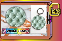 Puff Pattern Round Effect Circle Sublimation Product Image 1