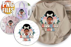Cozy TSHIRT Gift Ideas PNG, Pray Woman Product Image 1
