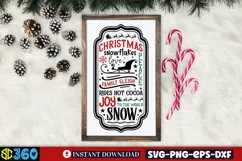 Christmas love peace snowflakes family sleigh rides hot coco Product Image 4