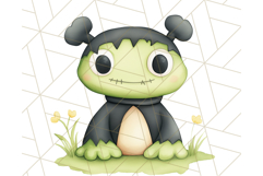 Halloween Animal Costumes PNG, Cute Spooky Animals Clipart Product Image 3