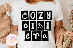 Cozy Girl Era Ransom Letters SVG PNG Product Image 1