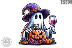 Halloween Ghost Sublimation Design - High-Quality 300 Dpi Product Image 1