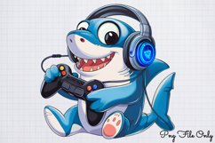 Gamer Animals Clipart PNG Product Image 1
