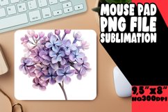 Enchanted Desk Pad PNG Style, Flower Pattern Product Image 1