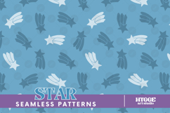 Boho Star Seamless Pattern Nursery Tile PNG DTF Baby Kids Product Image 1