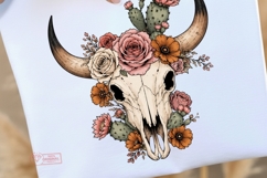 Western Gothic Cowboy Halloween Clipart | Spooky Western PNG Product Image 2