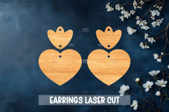 Summer Style Laser Cut Earrings SVG File Product Image 1