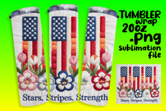 DYNAMIC PNG for 20oz Tumbler , Patriotic Product Image 1
