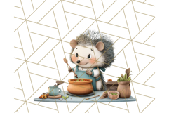 Cozy Cabin Critters Clipart PNG, Fall Animal Png Product Image 3