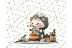 Cozy Cabin Critters Clipart PNG, Fall Animal Png Product Image 3