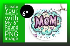 Mom's Day Watercolor Circle Assortment Product Image 1