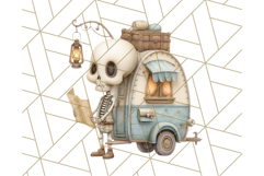 Midnight Monster Camp Out Clipart PNG, Halloween Png Product Image 3
