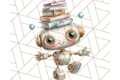 Robot Clipart, Soft Realistic Full Body Robot PNG Images Product Image 3