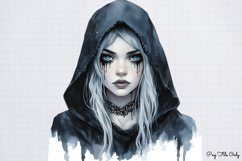 Gothic Spooky Winter Clipart PNG Product Image 1